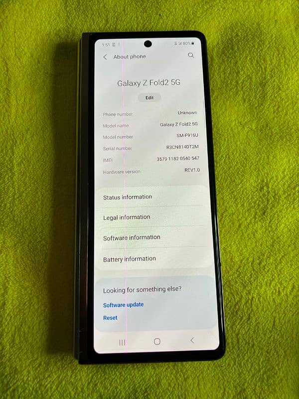 Samsung Galaxy Z fold 2 5G 8