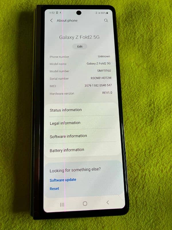 Samsung Galaxy Z fold 2 5G 10