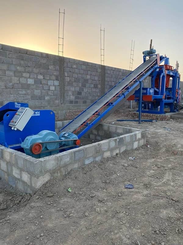 concrete paver block machie, Flyash brick making machine, KM MUGHAL 3