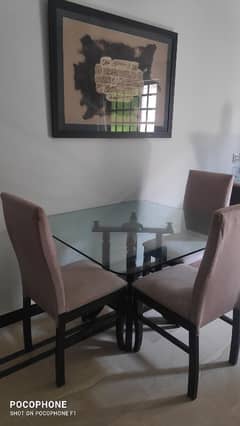 dining and Iron table