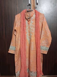 shirt and dupatta jacquard