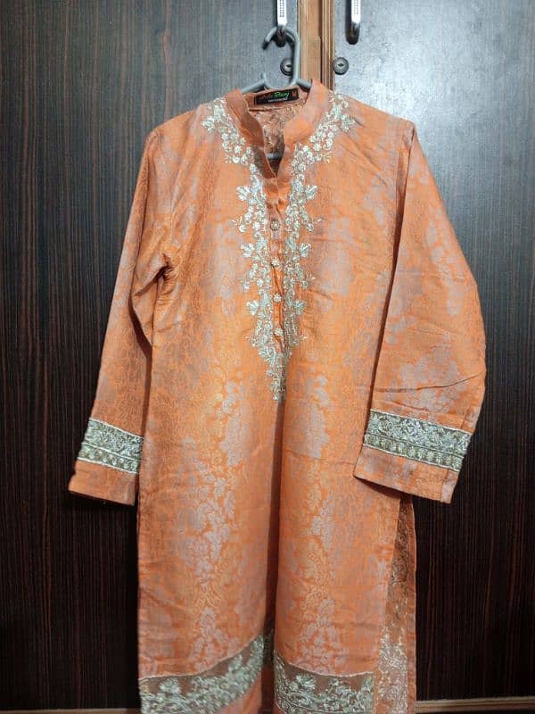 shirt and dupatta jacquard 1