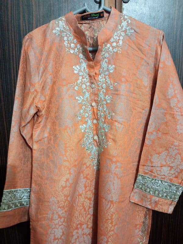 shirt and dupatta jacquard 2