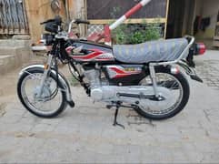 Honda 125 Black 2024 Model With Number