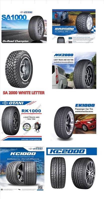 NEW Original OTANI THAILAND TYRES Techno Tyres 3