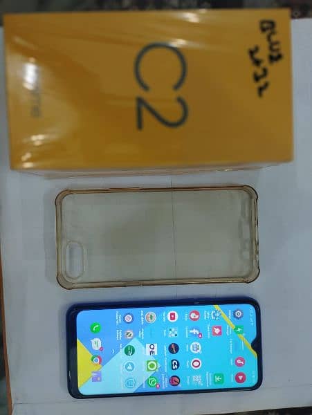 REALME C2 10/10 WITH ORIGINAL CHARGER COMPLETE BOX 0309,,30,,90,,482 3