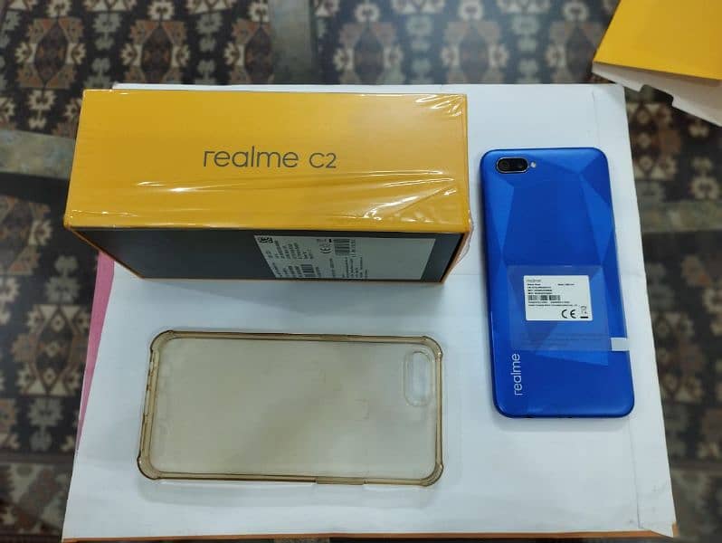 REALME C2 10/10 WITH ORIGINAL CHARGER COMPLETE BOX 0309,,30,,90,,482 9