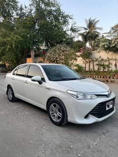 Toyota Axio G 2015 model 2019 pearlwhite