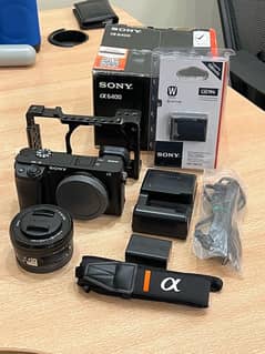 SONY A6400 + 16-50mm Kit Lens | 10/10 | Complete Box | Small Rig