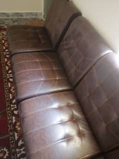 office 4 seater sofa with table