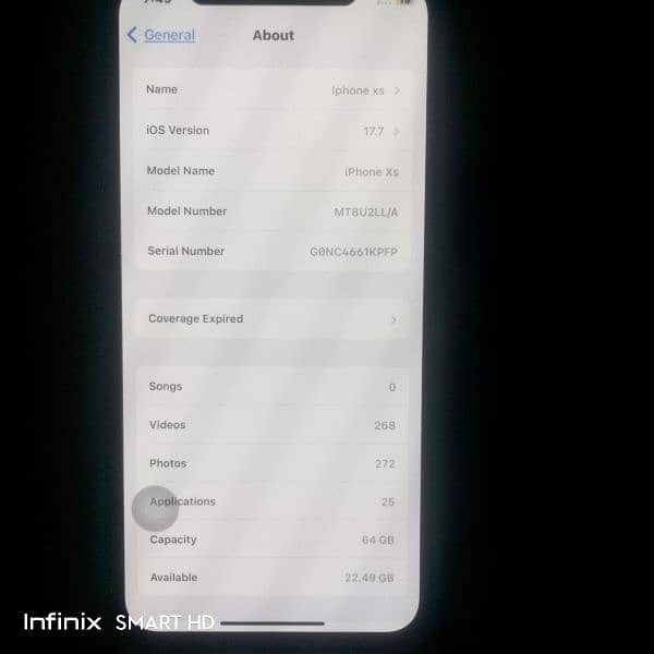 urgent sale iPhone XS 1