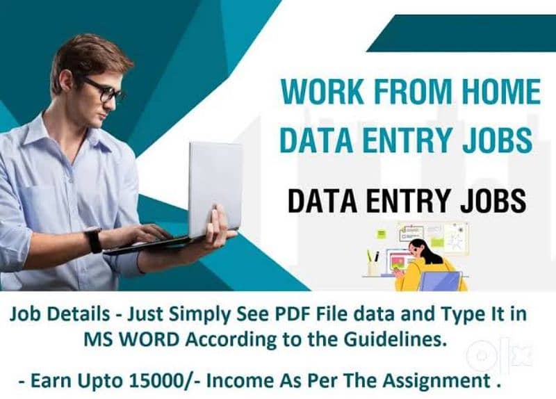 Online data typing part time home based jobs for females and male aply 0