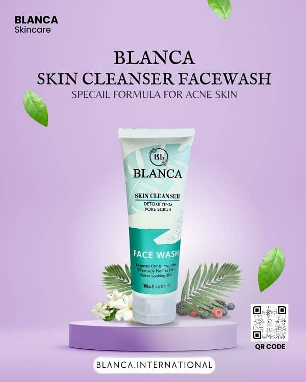 Blanca face wash 1