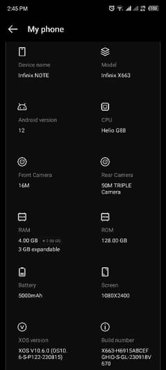 infinix note 11 mobile 6+2 end 3gb expandable 128gb 0