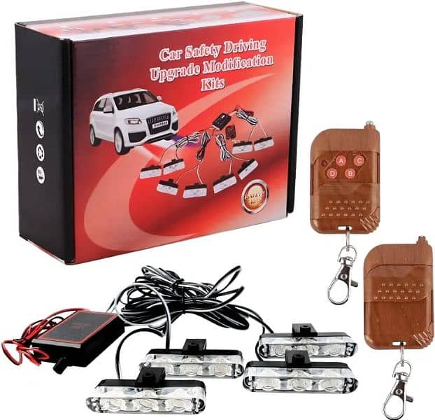 Car Grill Flasher. Universal car grill flashing Lights 0