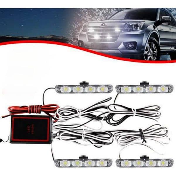 Car Grill Flasher. Universal car grill flashing Lights 1