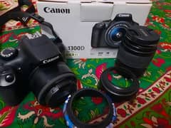 Canon 1300D 18-55 / 50mm 1.8 lens