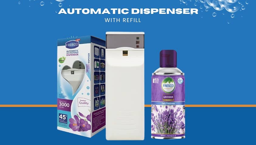 AIR FRESHENER REFILL/DISPENSER SET 6