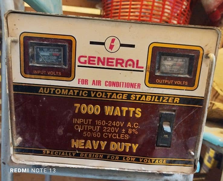 General Stabilizer 7000 watts 2