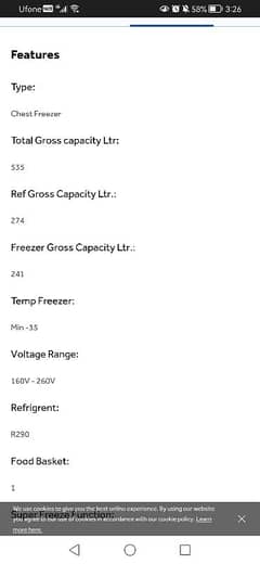 Haier Deep freezer Hdf-535 fc