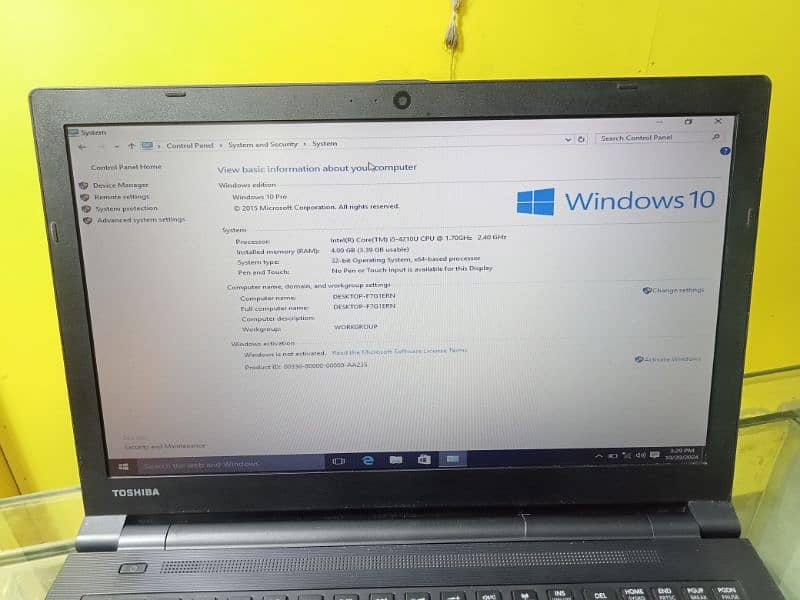 Toshiba satellite pro R50-B-12V 5