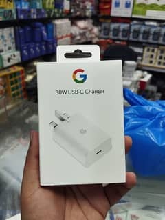 Google Pixel 100% Original Three Pin 30W Charging Adapter 0