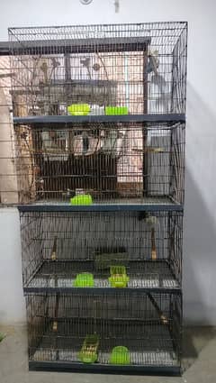 4 portion folding cage