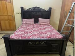 Wood Bed For sale Good Condition