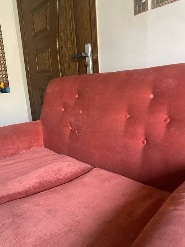 6 Seater Sofa Set - Rusty Orange Colour 5