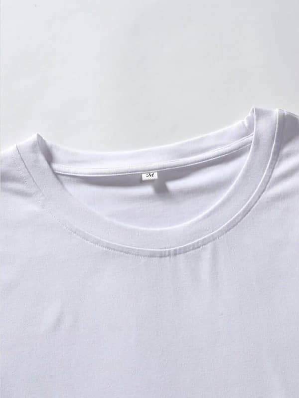 1 Pc Polyester Plain T-Shirt 1