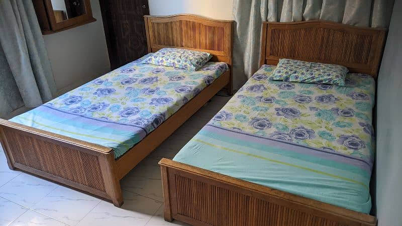 two single beds in good condition 0