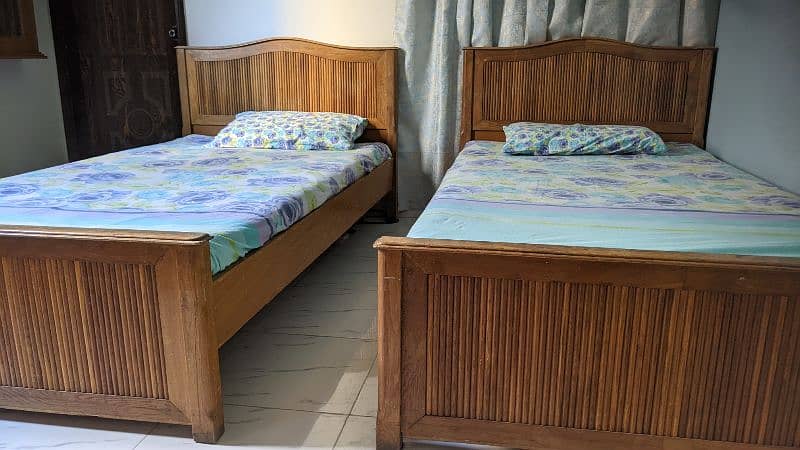 two single beds in good condition 6