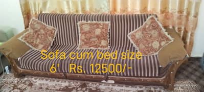 Sofa cum bed & other items