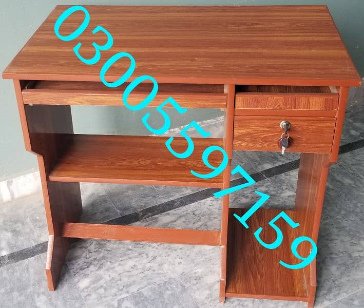 Office table computer workstation draw study desk use furniture chair 16