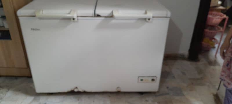 haier double door deep freezer 0