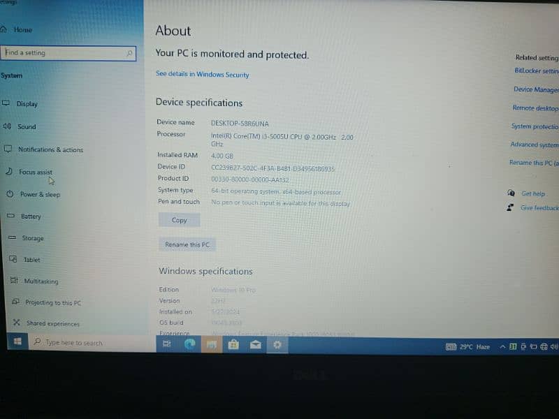 Dell i3 5th Gen Laptop - 4GB RAM, 500GB HDD 1