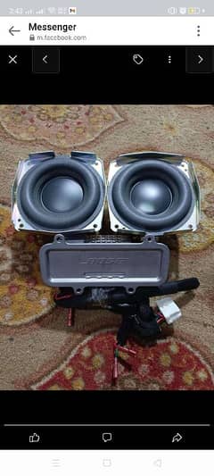 TEAC 320WATTS 3-WAY SPEAKER with Bose wooffer