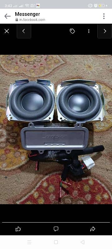 TEAC 320WATTS 3-WAY SPEAKER with Bose wooffer 0