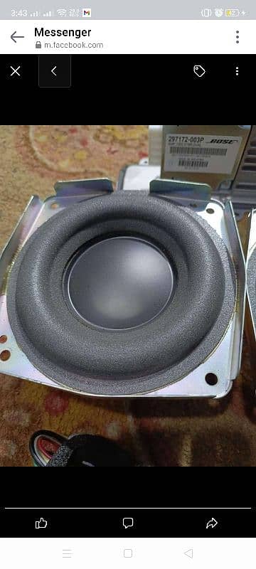 TEAC 320WATTS 3-WAY SPEAKER with Bose wooffer 8