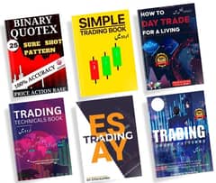 6 Trading Book Set Basic To Advance Level Crypto Forex Binary Quotex