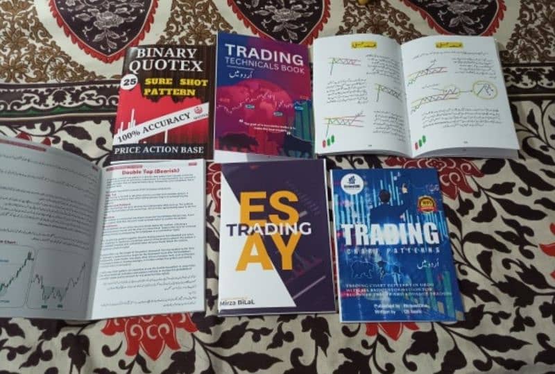 6 Trading Book Set Basic To Advance Level Crypto Forex Binary Quotex 1