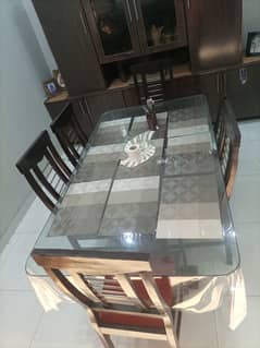 6 Chairs dining table