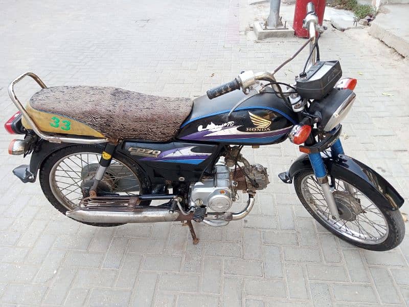 Honda cd70 Hyderabad Number 03126555202 1