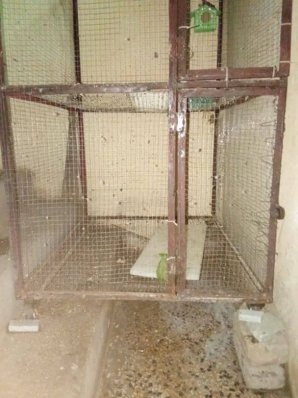 3 Portion Birds Cage For Sale 5