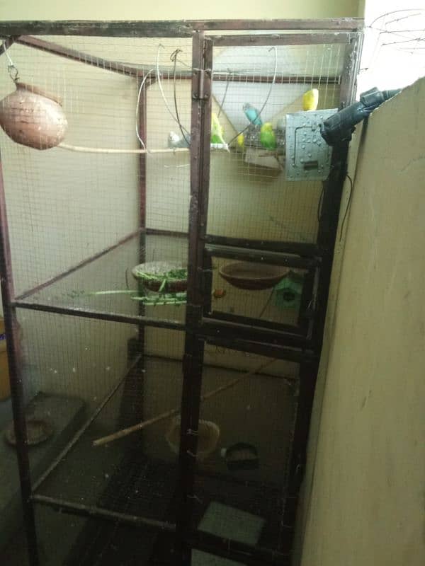 3 Portion Birds Cage For Sale 6