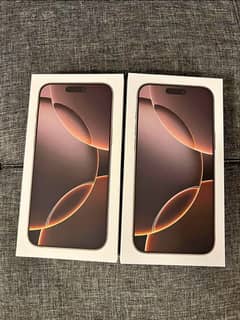 iPhone 16 Pro Max 256GB Desert titanium non active seald box