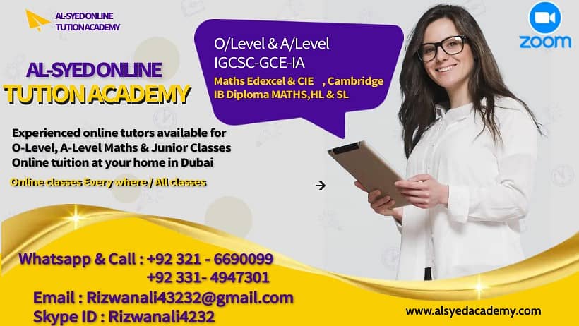 Online Educational tution class for Edexcel GCE Maths/IGCSE/CIE 0