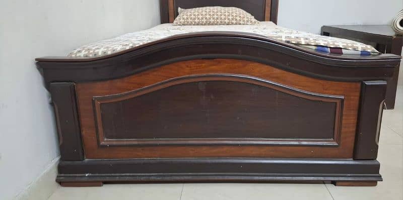 Solid Wood Single Bed 3