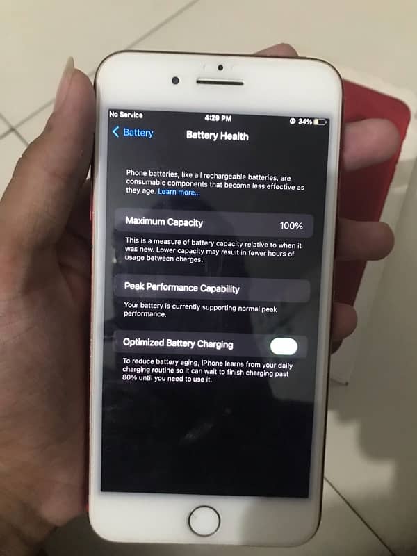 iphone 7plus (128gb) PTA approved with box 7