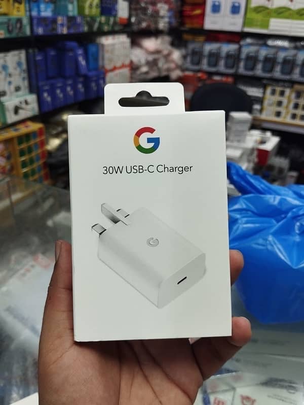 Google Pixel 100% Original 30W Three Pin Charging Adapter 1